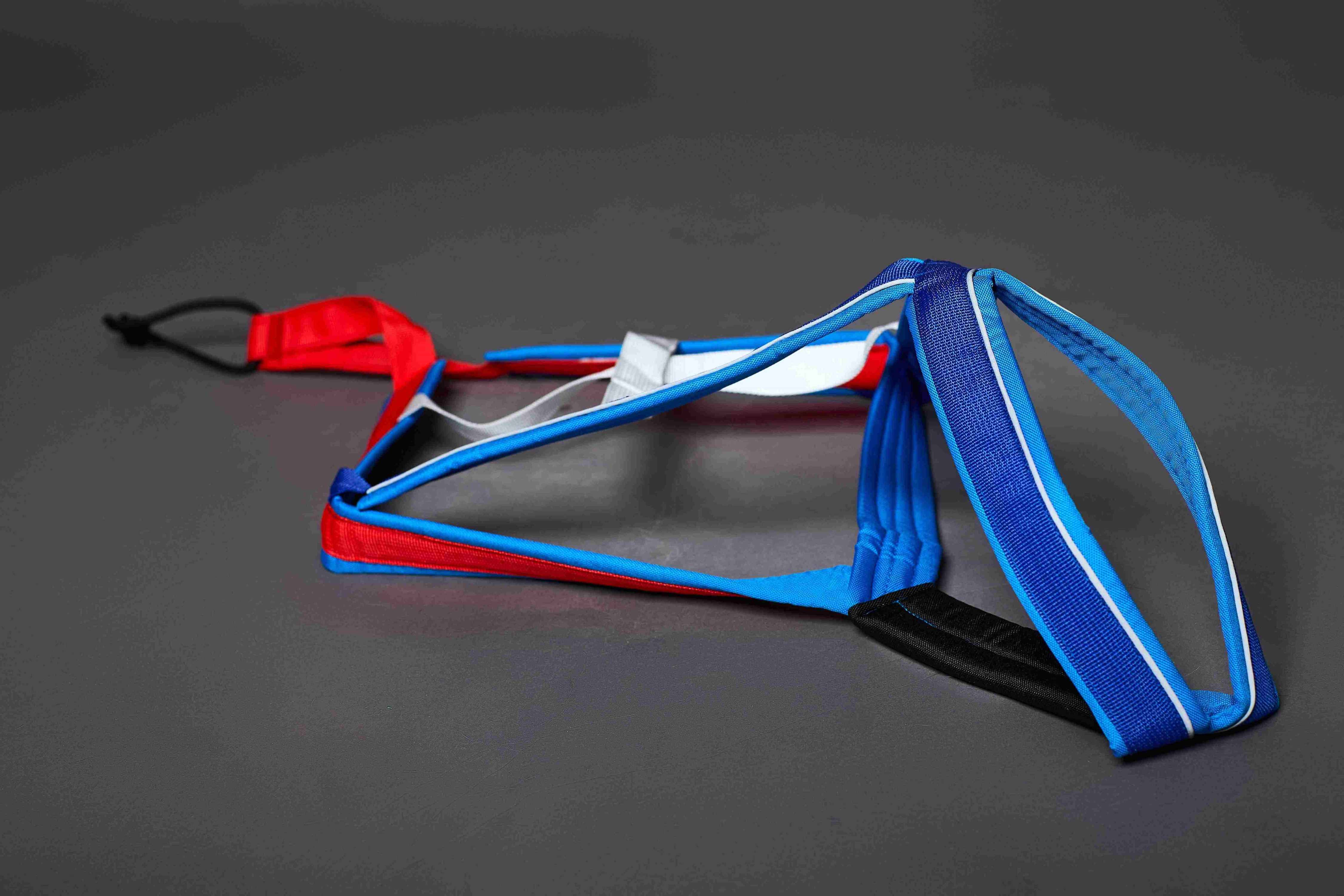 Harnais ACTICANI THUNDER bleu blanc rouge (Taille : T4)
