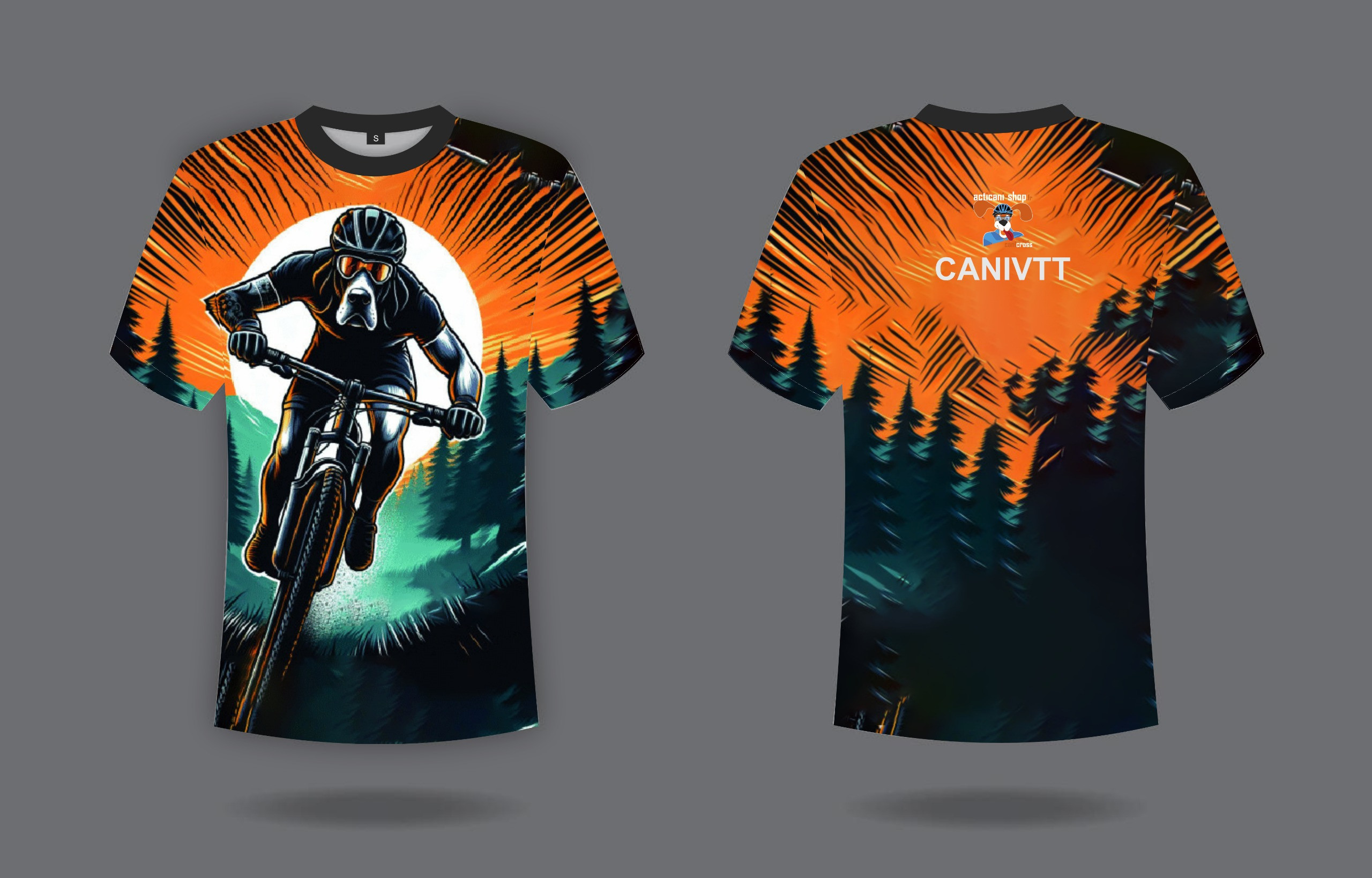 T-shirt Canivtt Acticani (Taille : L)