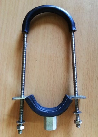 Fixation supplémentaire pour barre alu (Taille : M)