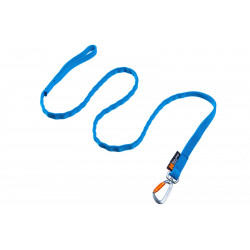 Ligne de trait amortie CaniVTT Bungee leash Non-stop Bleue