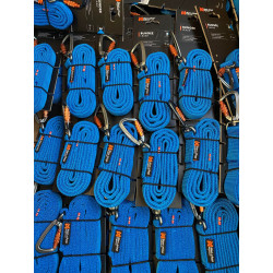 Ligne de trait amortie Bungee leash Non-stop Bleue 2m