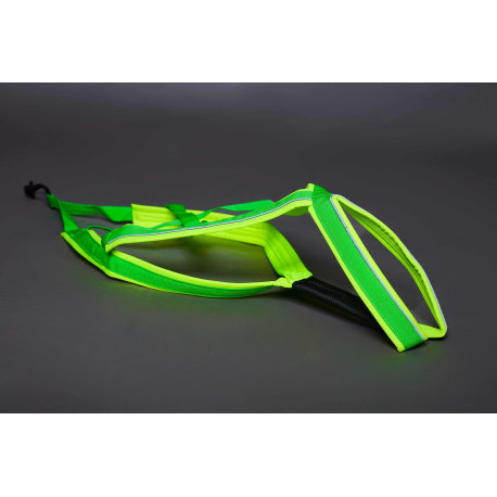 Harnais ACTICANI THUNDER vert, rembourrage Lemon