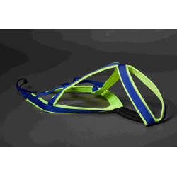 Harnais ACTICANI THUNDER bleu rembourrage Lemon