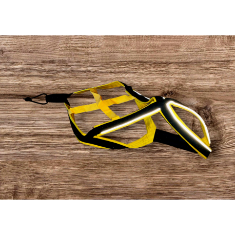 Harnais ACTICANI THUNDER Noir et jaune