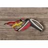 Harnais ACTICANI THUNDER Noir jaune rouge