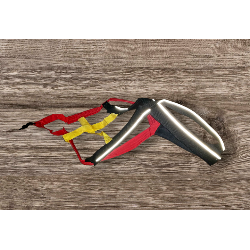 Harnais ACTICANI THUNDER Noir jaune rouge