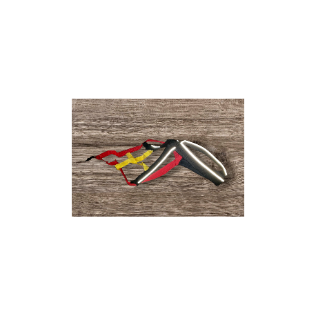 Harnais ACTICANI THUNDER Noir jaune rouge Harnais ACTICANI THUNDER Noir jaune rouge
