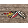 Harnais ACTICANI THUNDER Noir jaune rouge