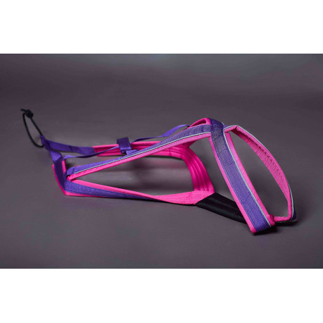 Harnais ACTICANI THUNDER violet et rose COURT