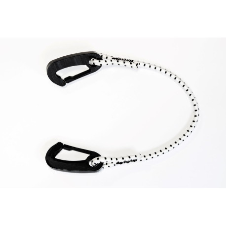 Inter-cou (neck line) élastique avec mousquetons plastiques Lumac