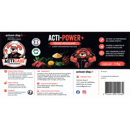Poudre forme Acti-Power+