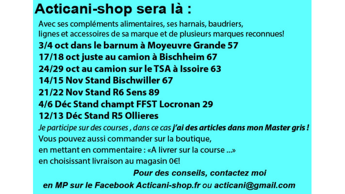 Stands acticani-shop 2026