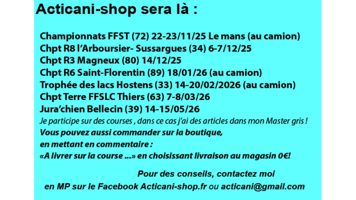 Stands acticani-shop 2025